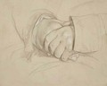 Clasped Hands said to be those of the Poet William Wordsworth - Benjamin Robert Haydon