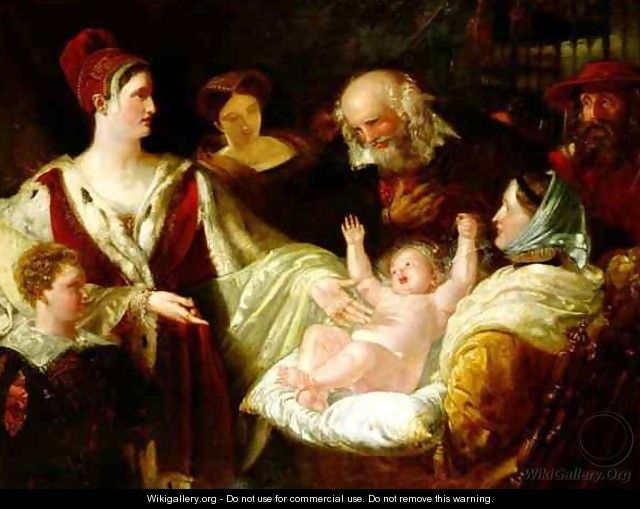 Mary Queen of Scots When an Infant - Benjamin Robert Haydon