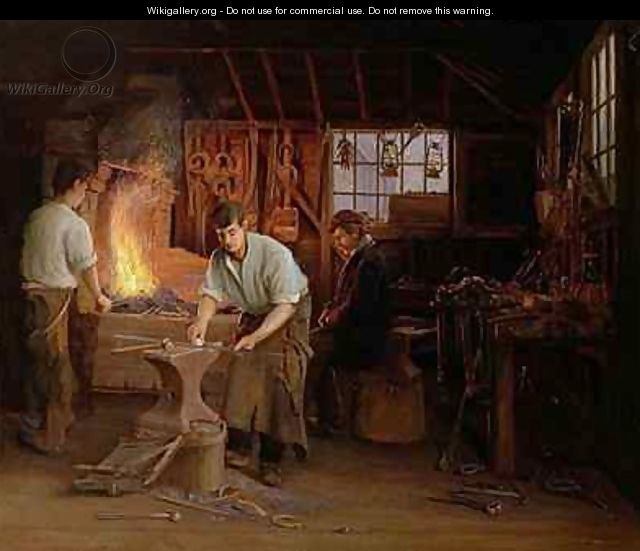 The Blacksmiths Shop - Albert Hayes