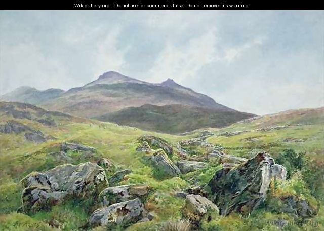 Landscape Snowdon - Frederick William Hayes