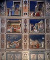 Scenes with decorative bands - Giotto Di Bondone