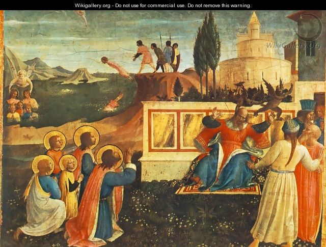 Saint Cosmas and Saint Damian Salvaged - Fra (Guido di Pietro) Angelico