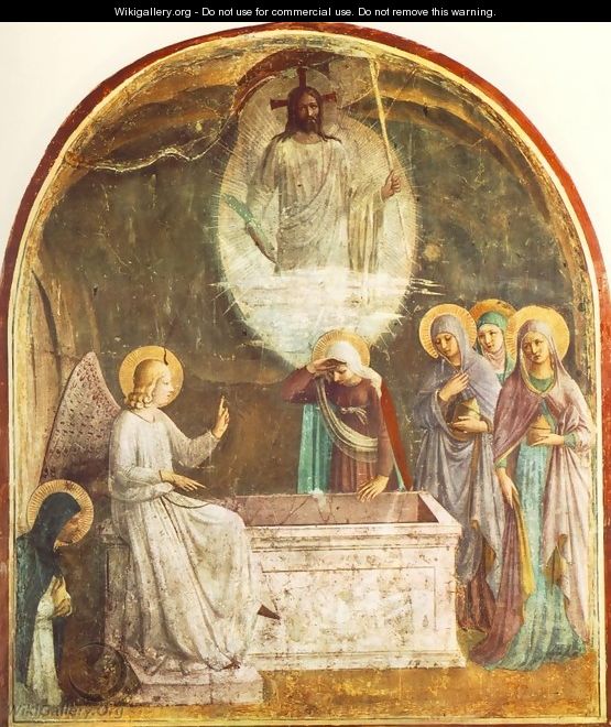 Resurrection of Christ and Women at the Tomb - Fra (Guido di Pietro) Angelico