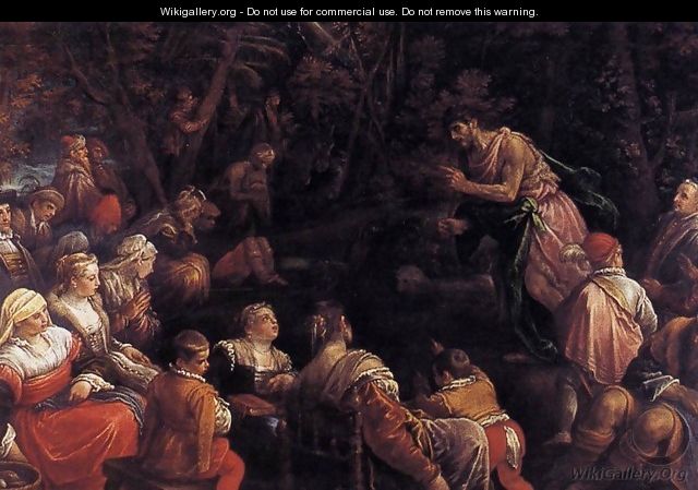 St John the Baptist Preaching - Jacopo Bassano (Jacopo da Ponte)