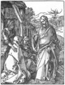 Small Passion 5. Christ Taking Leave of His Mother - Albrecht Durer