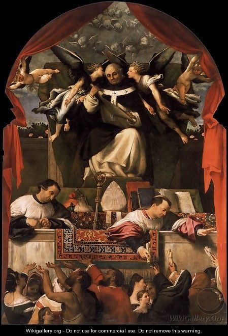 The Alms of St Anthony - Lorenzo Lotto