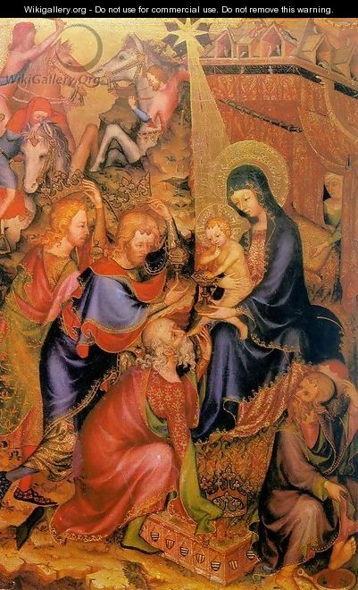 The Adoration of the Magi (Bargello Diptych) - Unknown Painter