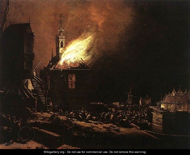 The Explosion of the Delft magazine - Egbert van der Poel