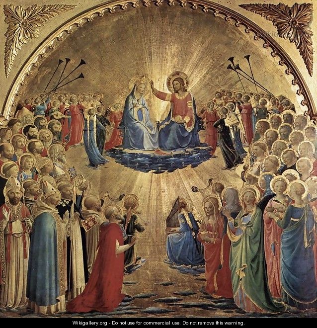 The Coronation of the Virgin 4 - Fra (Guido di Pietro) Angelico