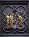 The Baptism of the Multitude (panel of the south doors) - Andrea Pisano