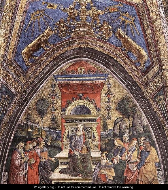 The Arithmetic - Bernardino di Betto (Pinturicchio)