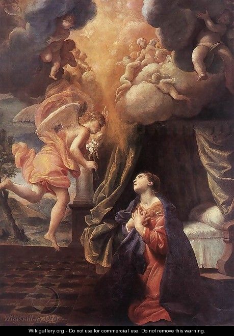 The Annunciation - Giovanni Lanfranco