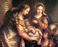 Holy Family with St John the Baptist and St Catherine - Francesco Guardi