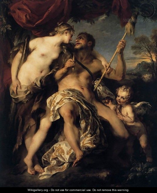 Hercules and Omphale - Jean-Louis Lemoyne
