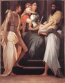 Madonna Enthroned between Two Saints - Rosso Fiorentino (Giovan Battista di Jacopo)