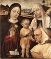 Madonna and Child, St Catherine and the Blessed Stefano Maconi - Bernadino Bergognone