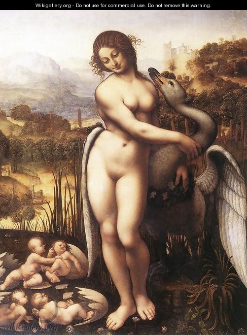 Leda and the Swan - Cesare da Sesto
