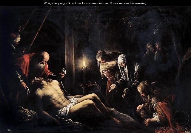 Lamentation over the Dead Christ - Jacopo Bassano (Jacopo da Ponte)