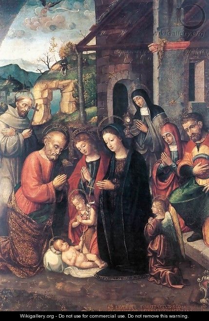 Nativity - Bernardino Fasolo