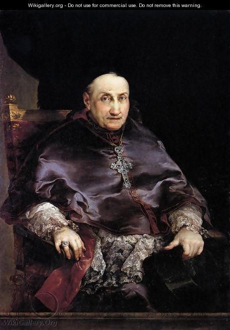 Portrait of Don Juan Francisco Ximenez del Rio, Archbishop of Valencia - Vicente Lopez y Portana