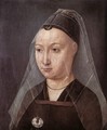 Portrait of a Lady with a Carnation - Master of the Legend of St. Ursula