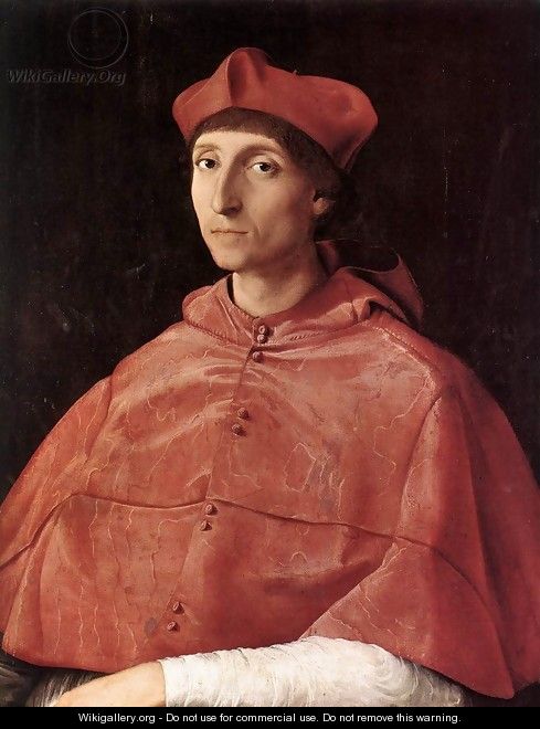 Portrait of a Cardinal - Raffaelo Sanzio