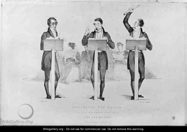 Carl Maria von Weber 1786-1826 at Covent Garden Theatre Leading his Celebrated Opera of Der Freischutz - Sir George Hayter