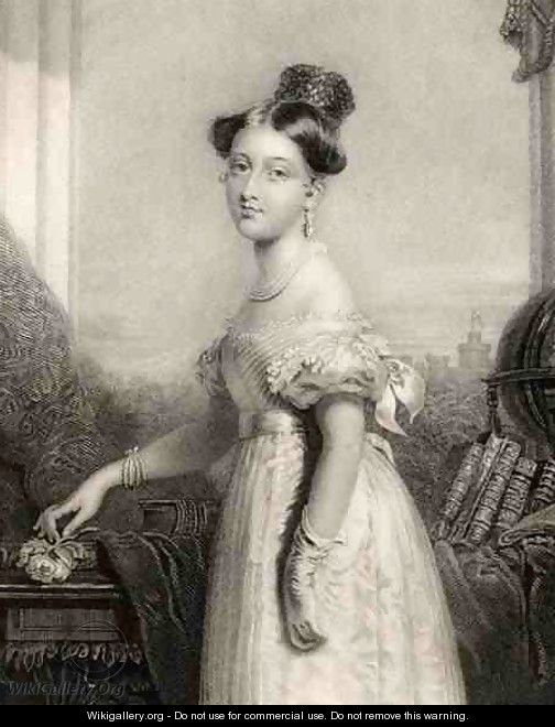 Princess Alexandrina Victoria of Saxe Coburg - Sir George Hayter
