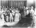 Marriage of Queen Victoria 1819-1901 and Prince Albert 1819-61 at St Jamess Palace on 10th February 1840 - Sir George Hayter