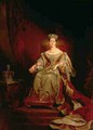 Queen Victoria on the Throne - Sir George Hayter