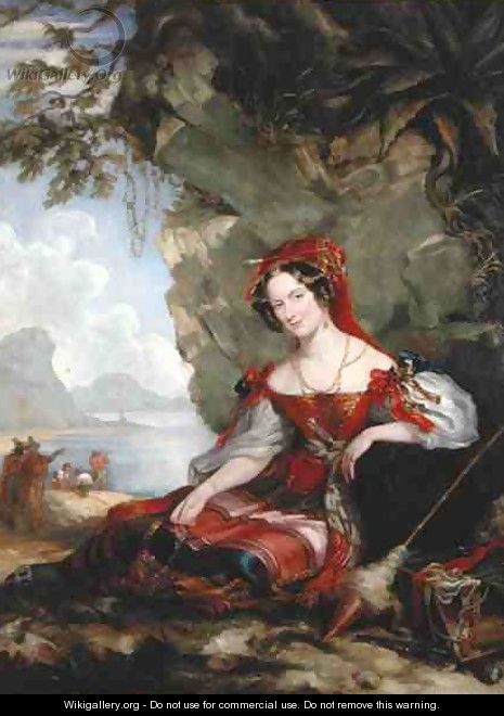 Lady Montague as a Gypsy - Sir George Hayter