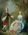 Portrait of a Gentleman and his Wife - Francis Hayman