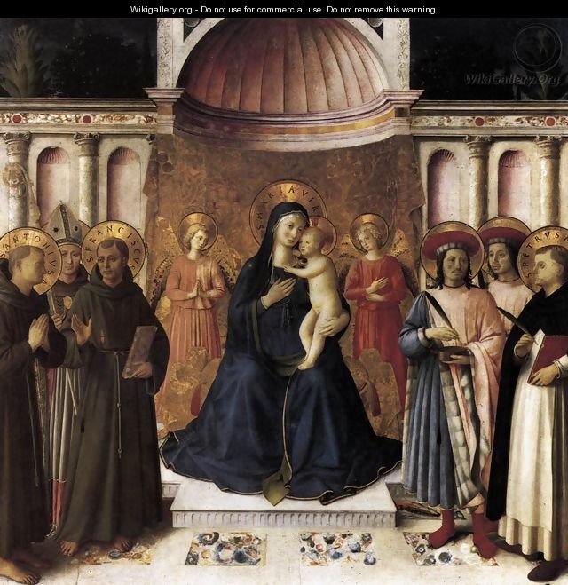 Bosco ai Frati Altarpiece - Fra (Guido di Pietro) Angelico