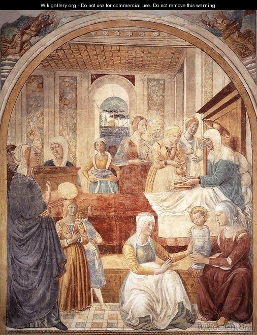 Birth of Mary - Benozzo di Lese di Sandro Gozzoli