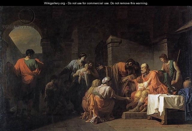 Belisarius Receiving Hospitality from a Peasant Who Had Served under Him - Jean-Francois-Pierre Peyron