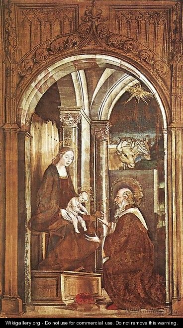 Adoration of the Magi - P. Joos van Gent and Berruguete