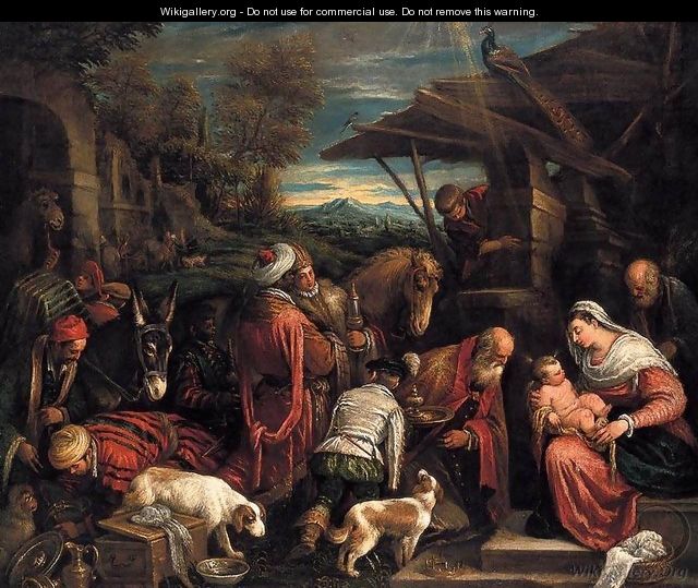 Adoration of the Magi - Jacopo Bassano (Jacopo da Ponte)