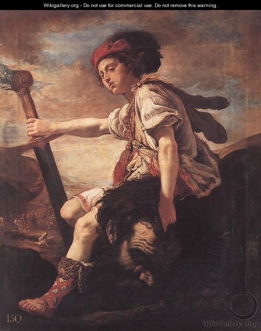 David with the Head of Goliath - Domenico Feti