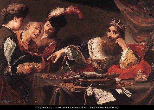 Croesus Receiving Tribute from a Lydian Peasant - Claude Vignon