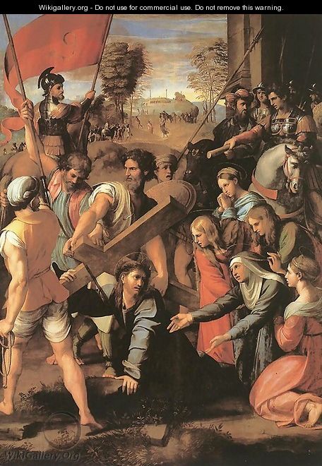 Christ Falls on the Way to Calvary - Raffaelo Sanzio