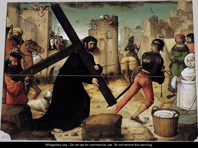 Carrying the Cross - Juan De Flandes