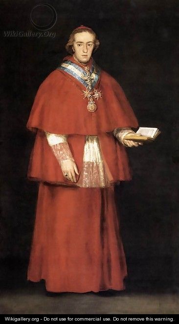 Cardinal Luis Maria de Borbon y Vallabriga - Francisco De Goya y Lucientes