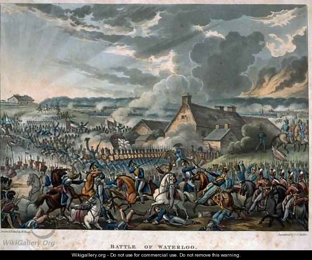 Battle of Waterloo 1815 - William Heath