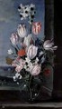 Flowers in a Crystal Vase - Jan van den Hecke