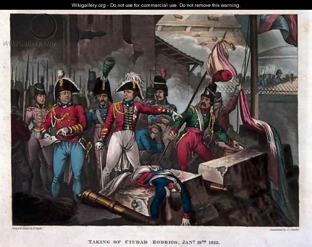 Taking of Ciudad Rodrigo on 19th January 1812 - (after) Heath, William