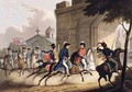 Entrance of Lord Wellington into Salamanca at the head of a Regiment of Hussars - (after) Heath, William