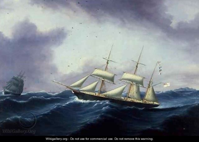 The Louisa Bragington on her Maiden Voyage from Liverpool to South America - Joseph Heard