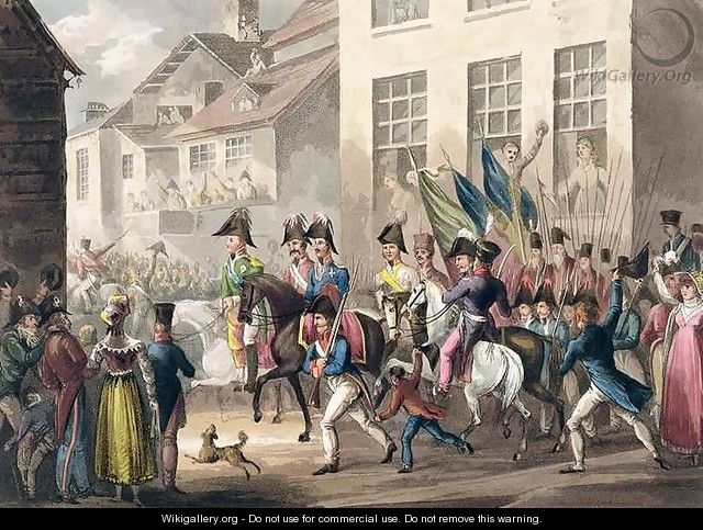 Entrance of the Allies into Paris - (after) Heath, William