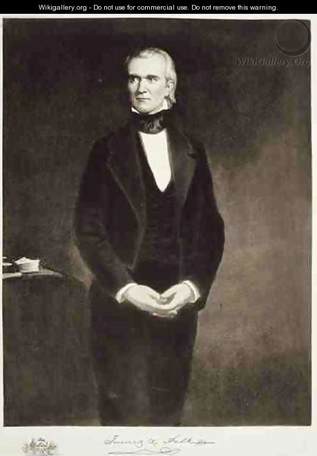 James K Polk 1795-1849 11th President of the United States of America - (after) Healy, George Peter Alexander