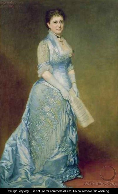 Portrait of Emma Thursby 1845-1931 - George Peter Alexander Healy